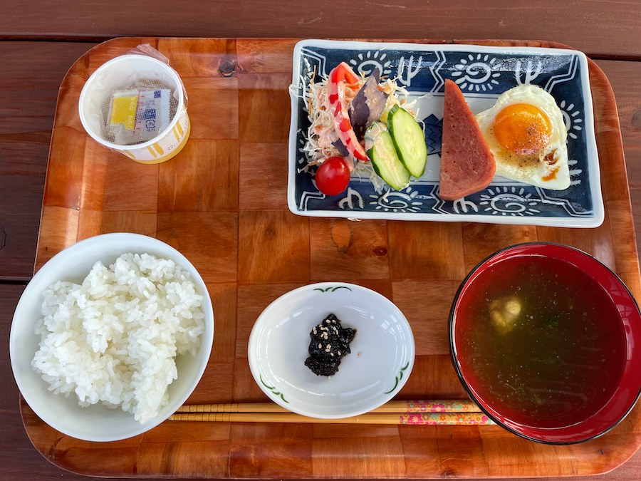 あーまんはうす 朝ごはん 阿嘉島 食事 美味しい 沖縄 離島 一人旅